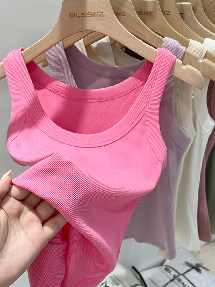 Essential Ribbed Tank Top