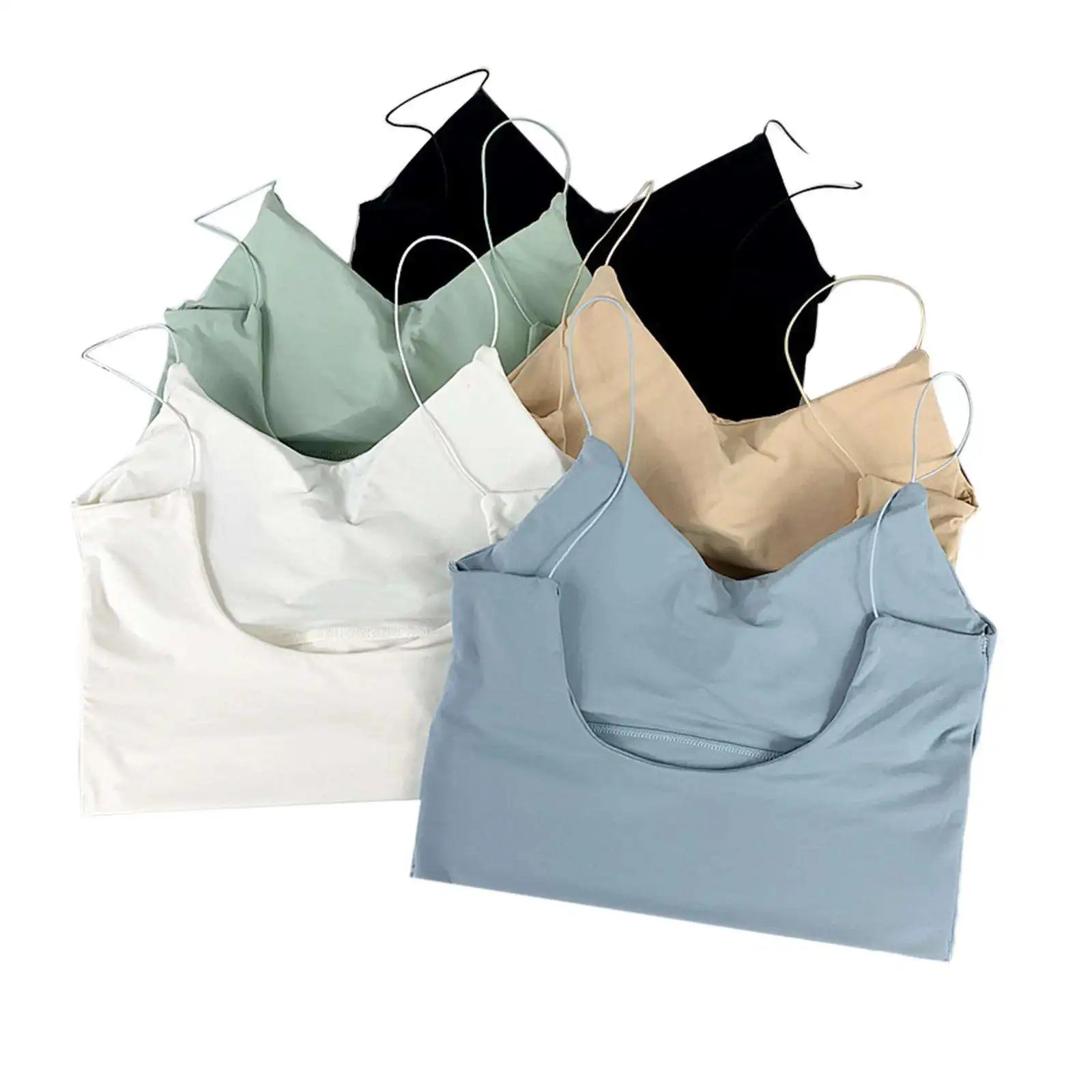 Seamless Ice Silk Padded Cami