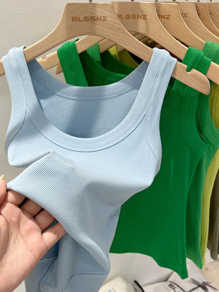 Essential Ribbed Tank Top