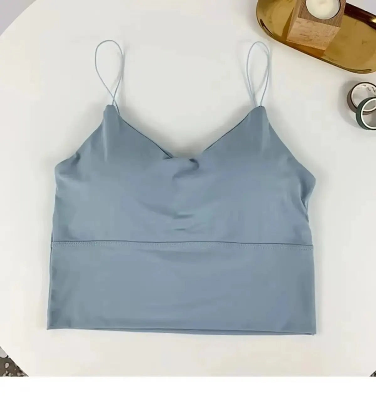 Seamless Ice Silk Padded Cami