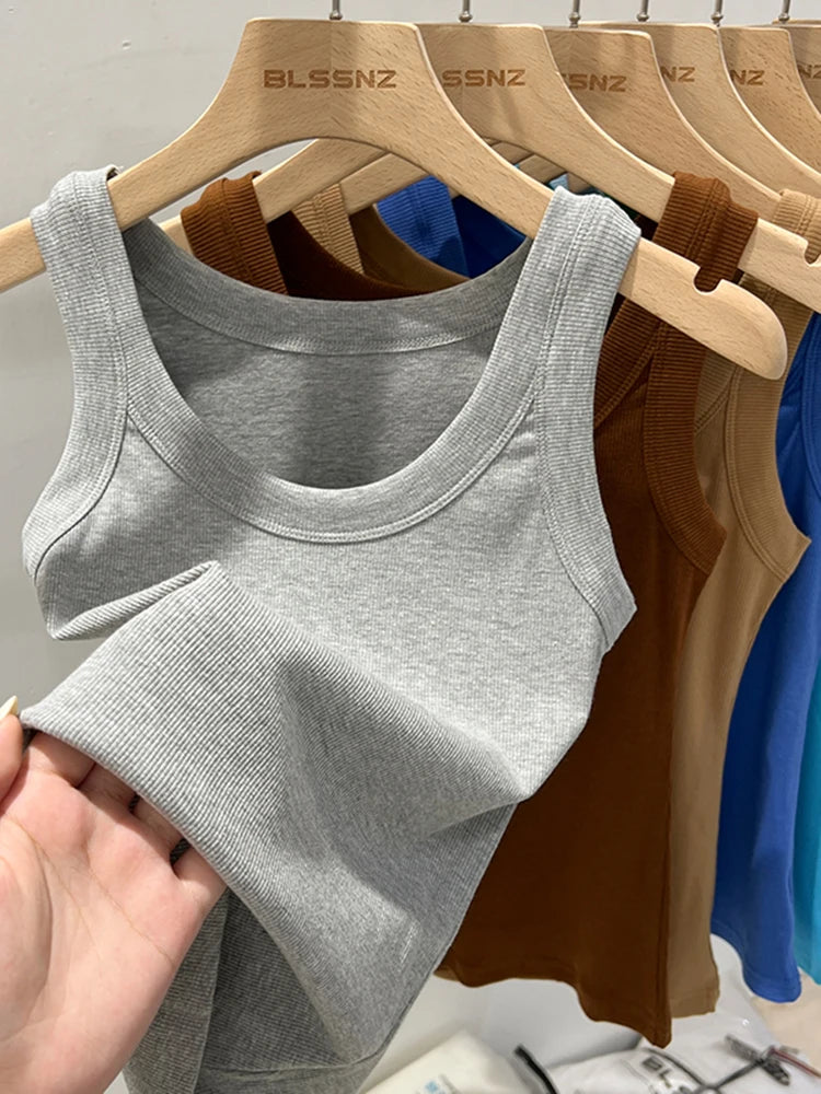 Essential Ribbed Tank Top