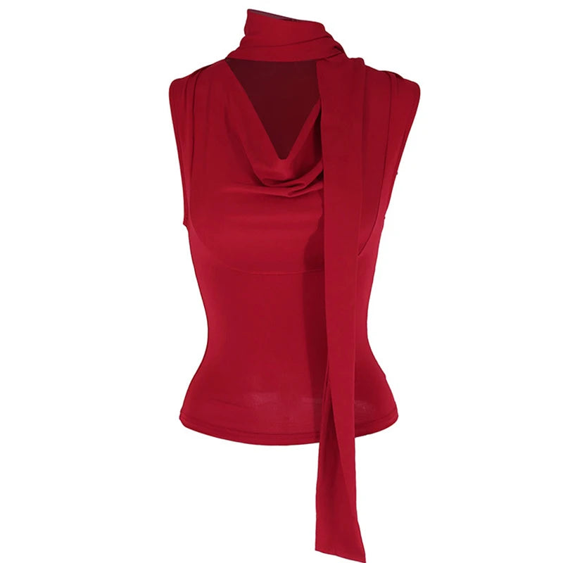 Elegant V-Neck Tank