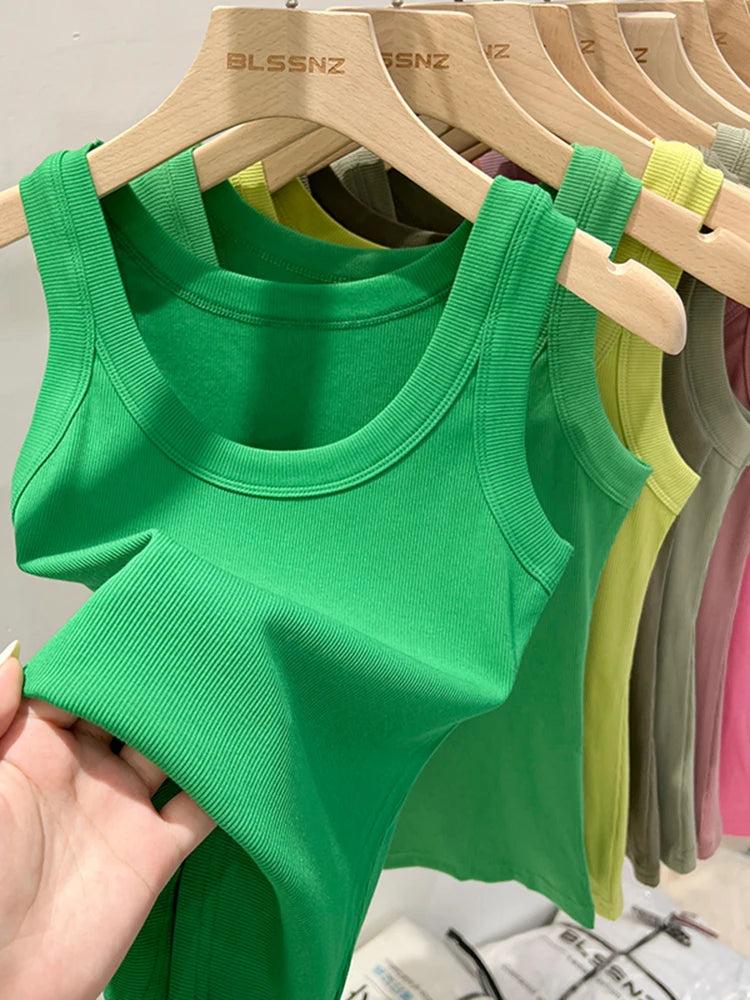 Essential Ribbed Tank Top