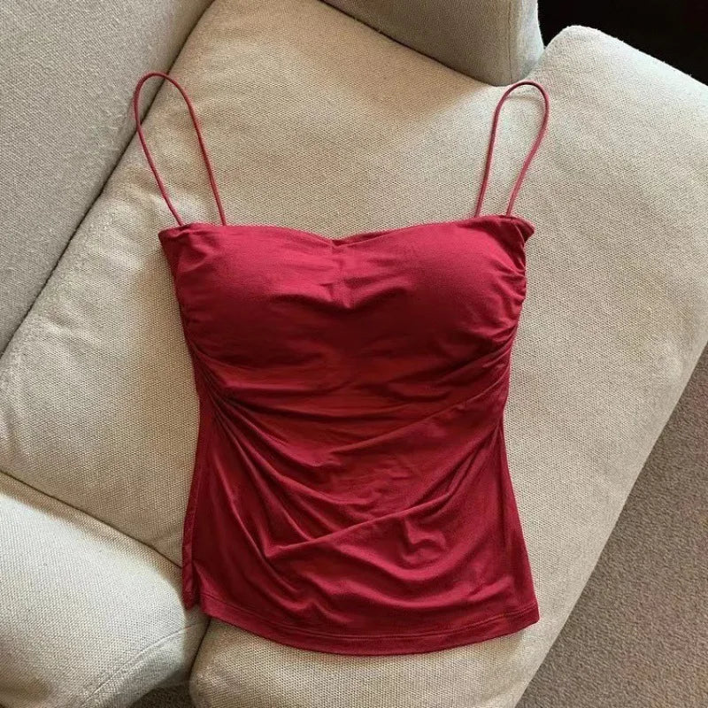 Built-In Bra Halter Top