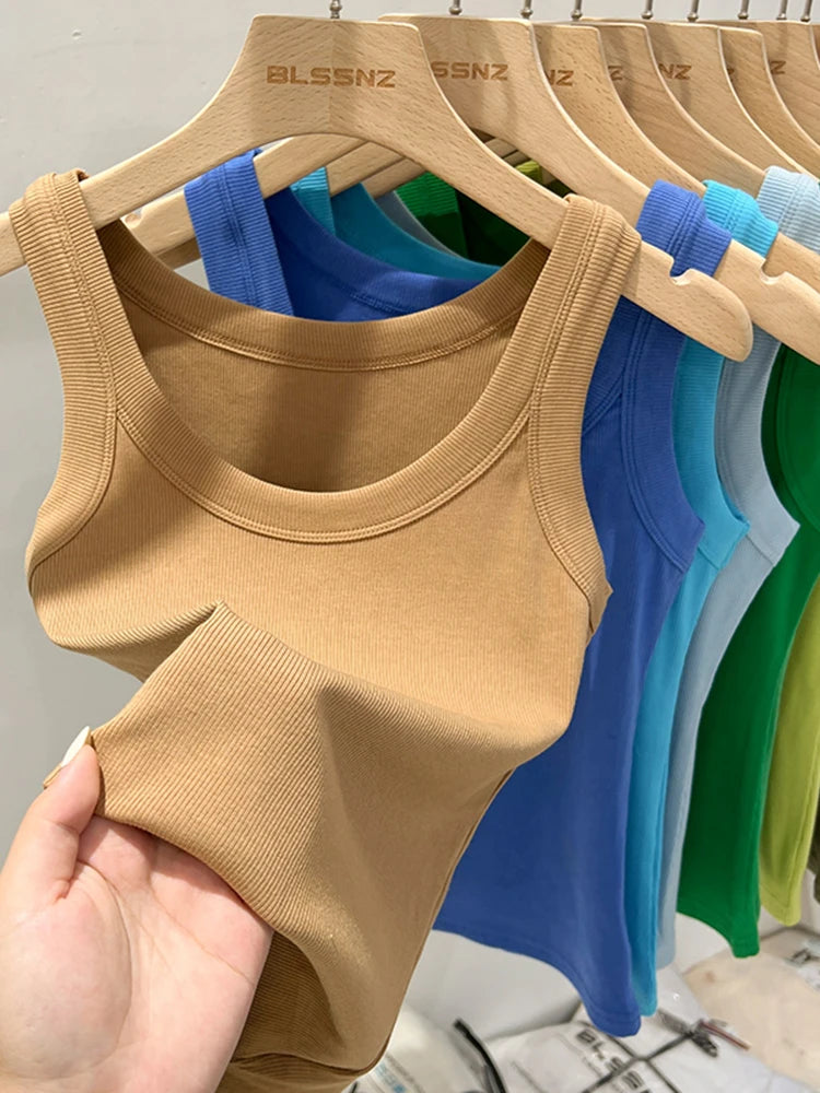 Essential Ribbed Tank Top
