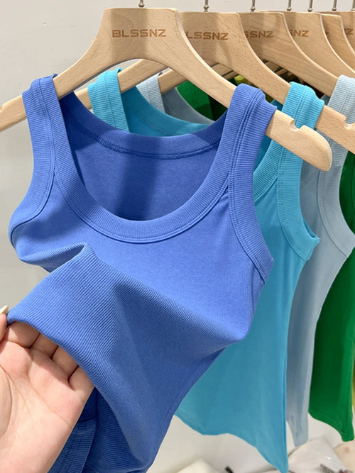 Essential Ribbed Tank Top