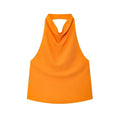Satin Backless Top