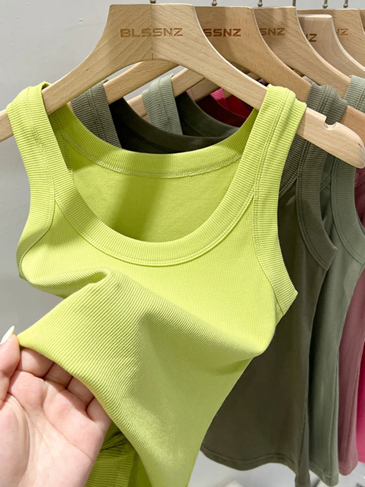 Essential Ribbed Tank Top